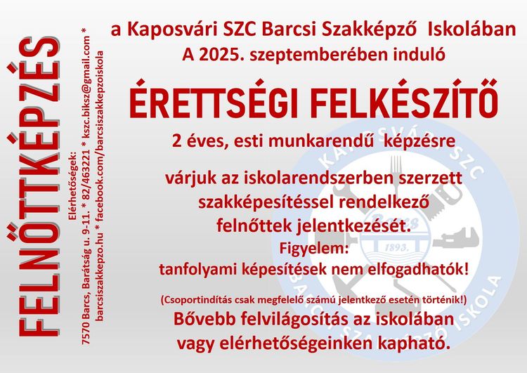 ÉRTETTSÉGI FELKÉSZÍTŐ