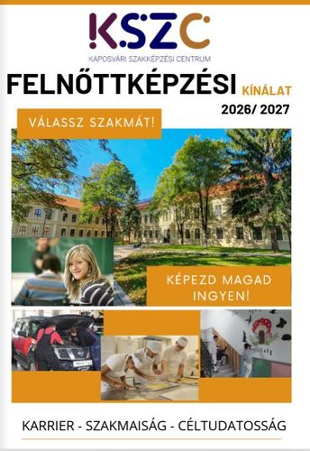 Felnőttképzési kínálat 2026/2027